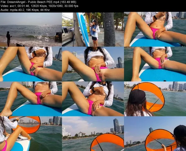 Dream4Angel – Public Beach PEE