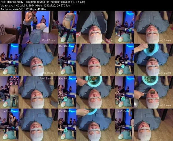 MilanaSmelly – Training course for the toilet slave