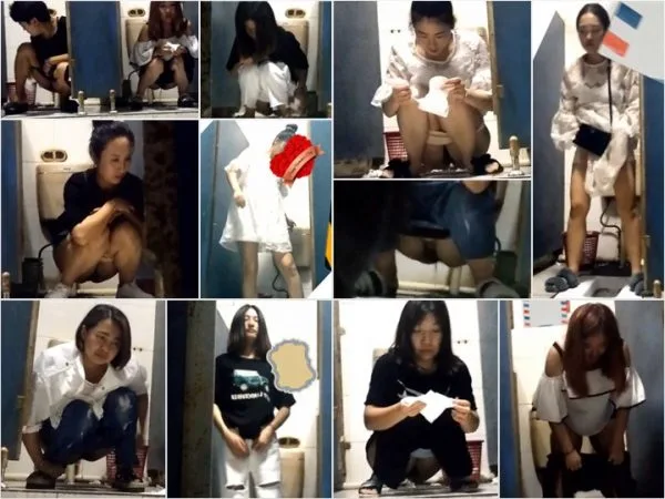 Women Peeing in Public Toilet 3-5 Amateur Pee Voyeur