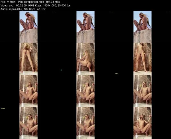 Ivi Rein – Piss compilation