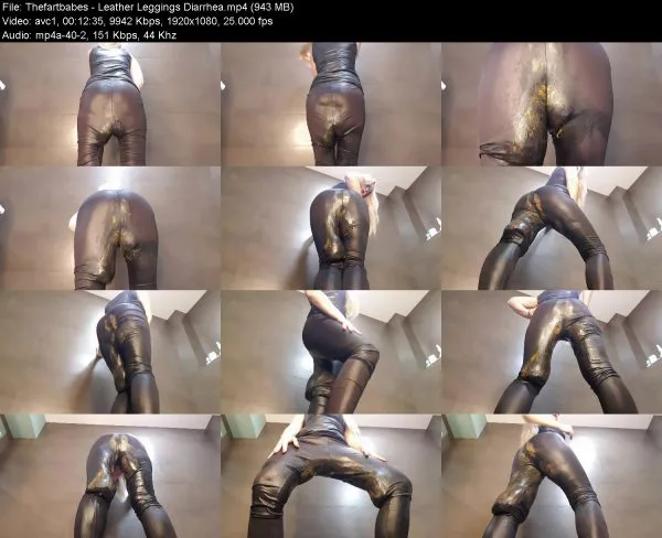 Thefartbabes – Leather Leggings Diarrhea