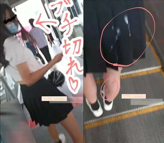 【生オカズ】過去一の美肌・美脚JKたちに　臭すぎるザーメンを