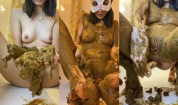 p00girl – At first I shit in nylon but the shut-off shit doesnt go well