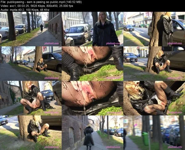 publicpeeing – sam is peeing so public