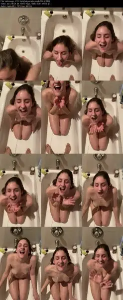 satinrouge – POV bath tub pee play