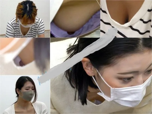 Downblouse【胸チラ】救命講習中⑳　エロ乳首、ゆる谷