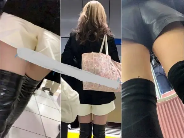 パ〇活美人お姉さんのエロいお尻♡ Upskirt Voyeur
