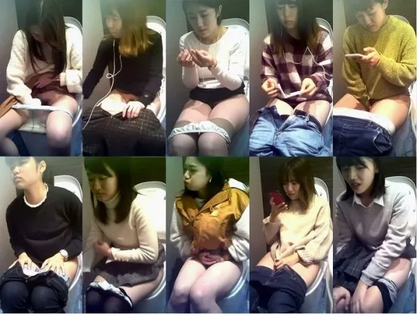 期間限定　美女盛合わせ公衆お手洗い　4 Toilet Voyeur