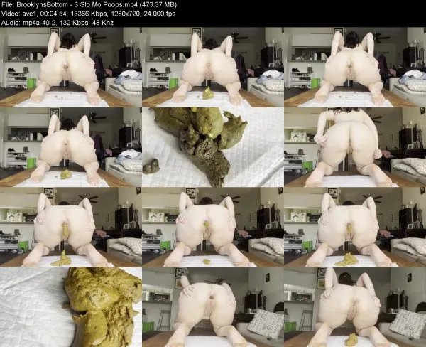 BrooklynsBottom – 3 Slo Mo Poops