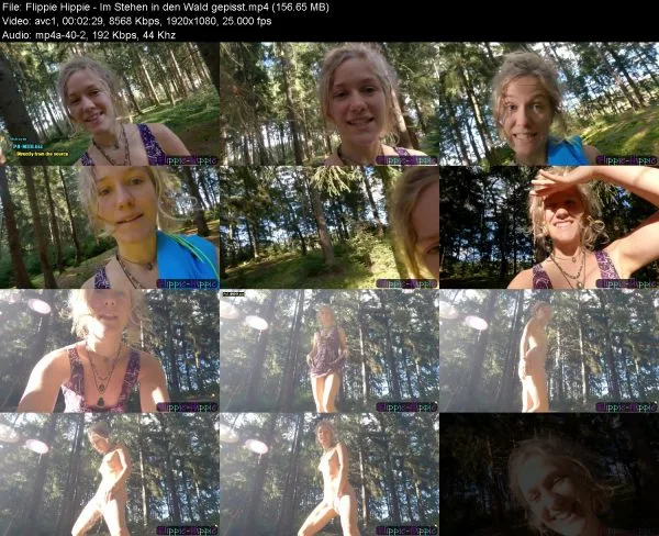 Flippie Hippie – Im Stehen in den Wald gepisst