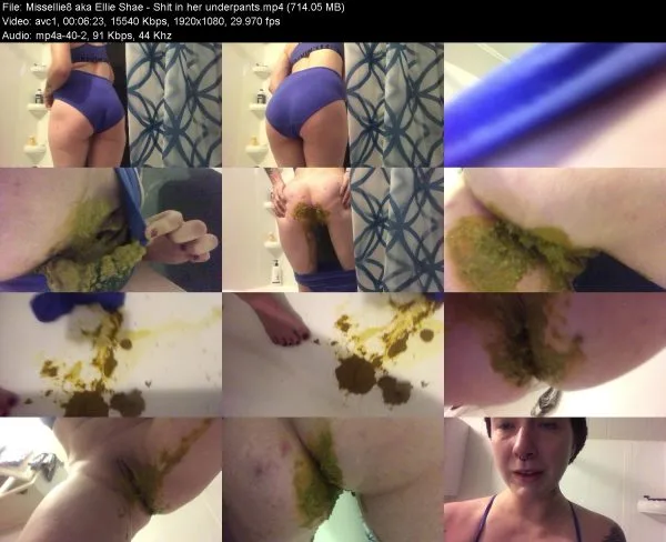 Missellie8 aka Ellie Shae – Shit in her underpants