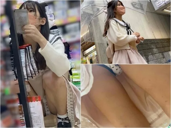 逆さ探訪②~これぞ食べ頃の桃尻！私服・制 Upskirt