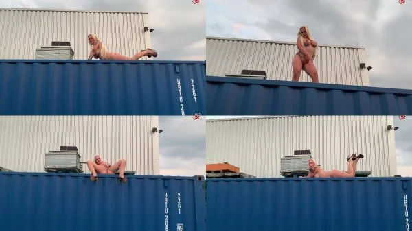 Ship Container Piss – From Lofty Heights Just Let Everything Run