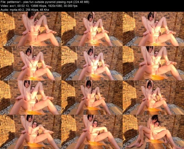 petitemia1 – piss fun outside pyramid pissing