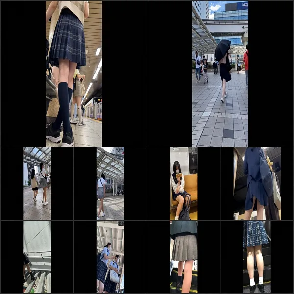 Upskirt 衝動的に撮れた【白P】 若干食い込み生活感