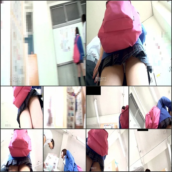 ツインテール清楚鬼カワK  超食い込みTを逆 Upskirt