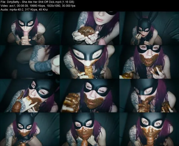 DirtyBetty – She Ate Her Shit Off Dick