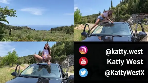 Katty West – Crazy Girl Pissing on the Roof of a Car