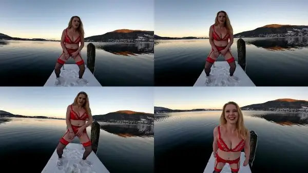 Mia Adler – Ultra Public Piss mitten am Anlegesteg