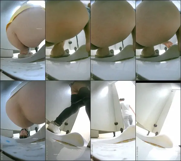 Shopping Mall Partition 13-15 Girls on the Toilet