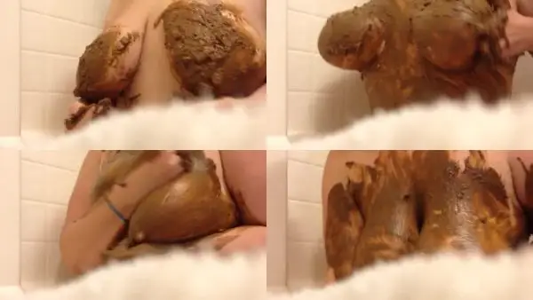 Smearing my shit on my boobs