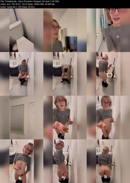 TrixieSquirts – Sorry Plumber I Pooped JOI