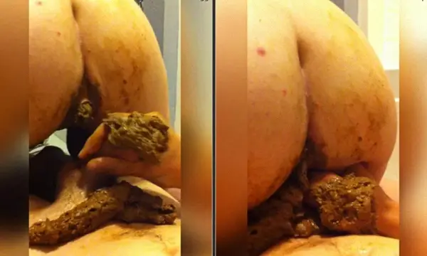 Very dirty smearing and handjob