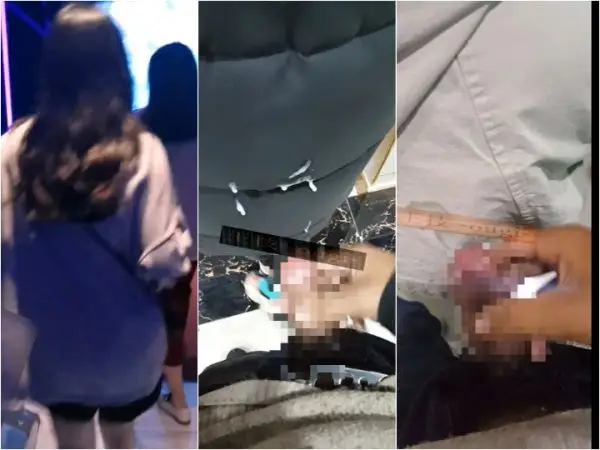 【バレあり】JK６人分　生足エロい子たちに Japanese Voyeur