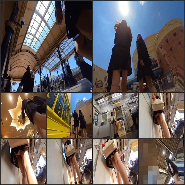 元気なデニムミニの子  JK4-4K Upskirt