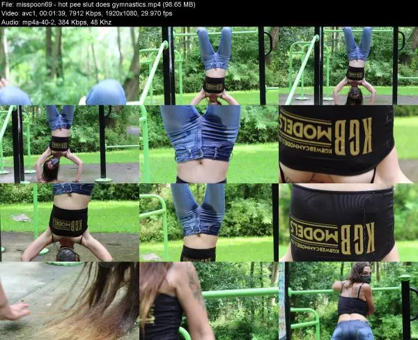 misspoon69 – hot pee slut does gymnastics