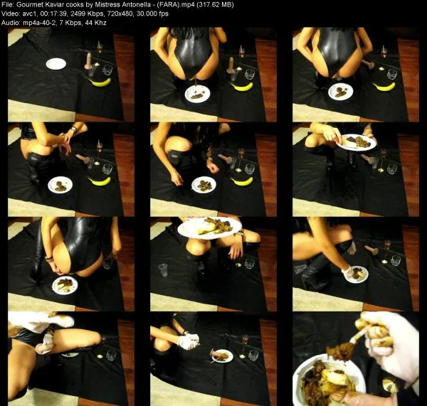 Gourmet Kaviar cooks by Mistress Antonella – (FARA)