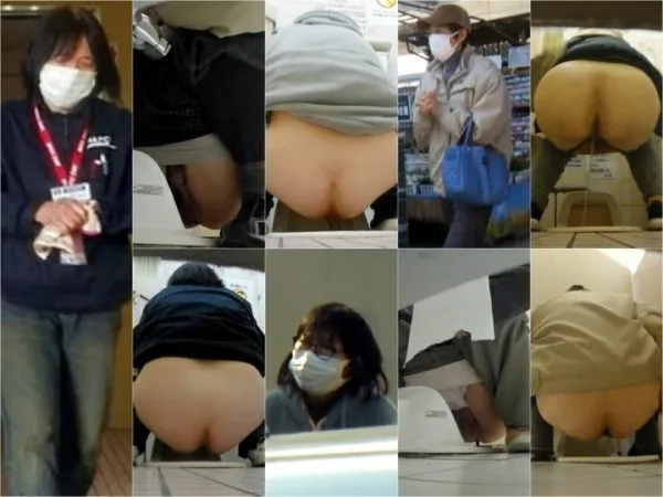全7名登場　1人はおパンティー内側丸見え Japanese Voyeur