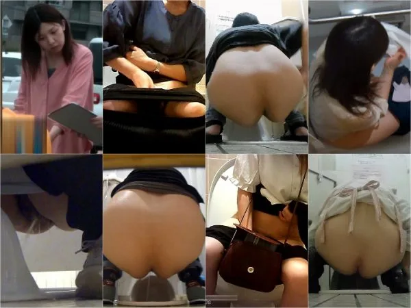全7名登場　1人はおパンティー内側丸見え Japanese Voyeur