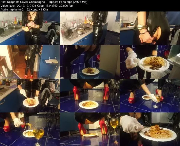 Spaghetti Caviar Champagne – Poppers Farts
