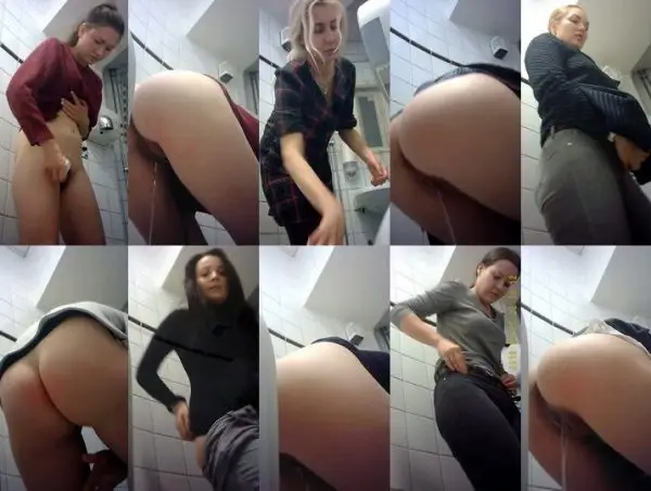 asian frontal voyeur Student restroom