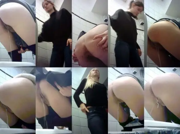 asian frontal voyeur Student restroom