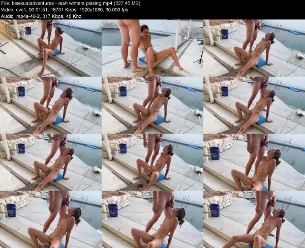 bisexualadventures – leah winters pissing