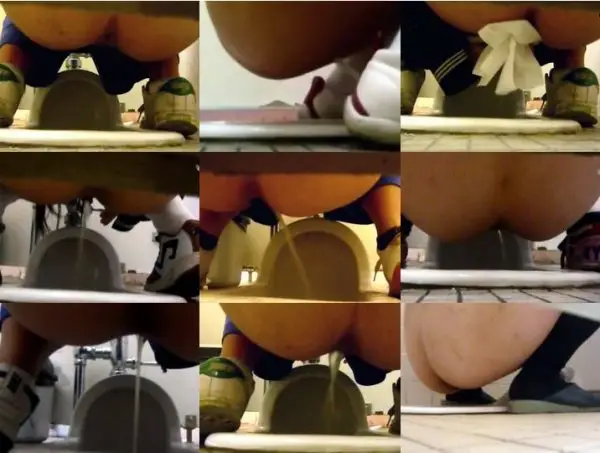 japanese toilet voyeur jkモリモリトイレ盗撮！
