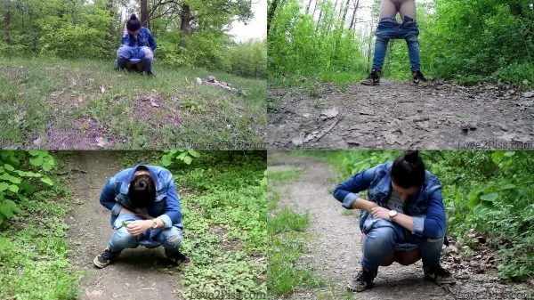 sexydirtygirl – sexy girl desperate to pee outdoor pee