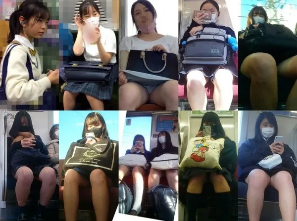 Upskirt 美味しそうな生脚をたっぷり見せてくれる可