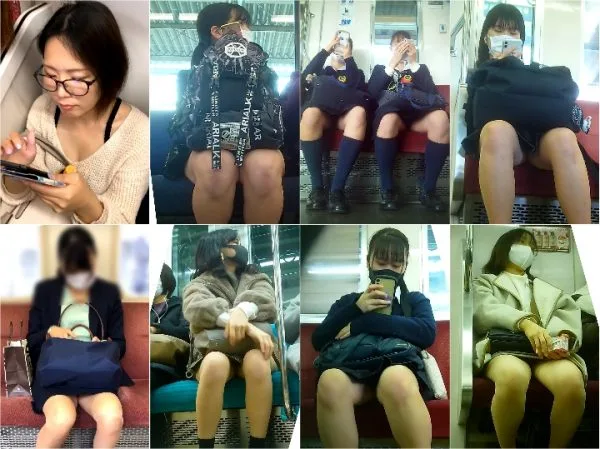 Upskirt 美味しそうな生脚をたっぷり見せてくれる可