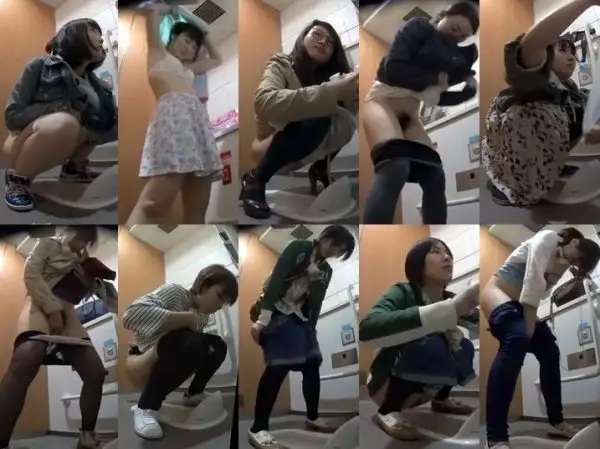 期間限定　和式1　洗面所個室3点撮り Japanese Voyeur
