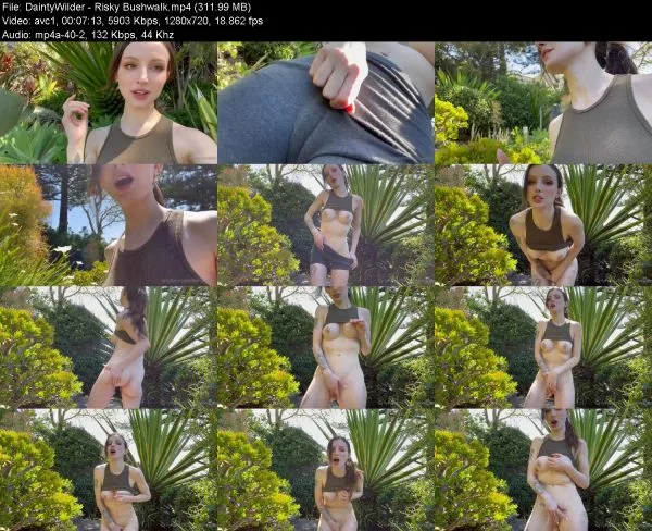 DaintyWilder – Risky Bushwalk
