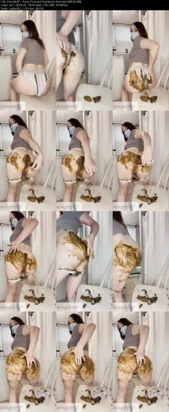 Knkykttn97 – Panty Poop and Toothbrush Anal