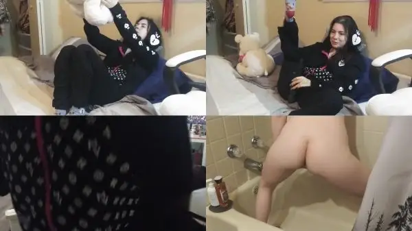 Onesie Playtime and Bathtub Pee