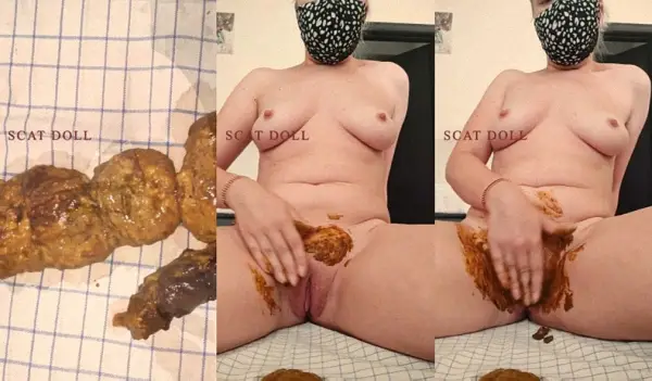 Scat Doll – First scat masturbation experience