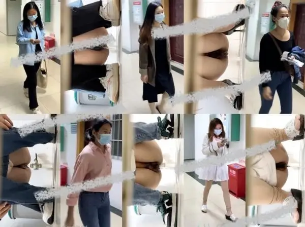 asian frontal voyeur poop China Toilet Voyeur sifangktv 345-348