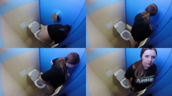 val – spy on me while i pee at public toilet