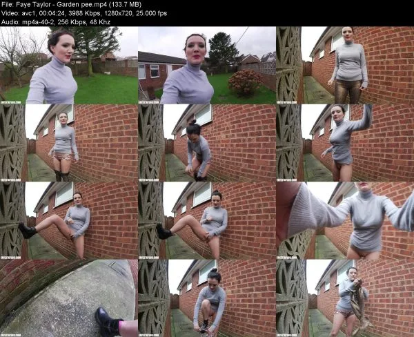 Faye Taylor – Garden pee