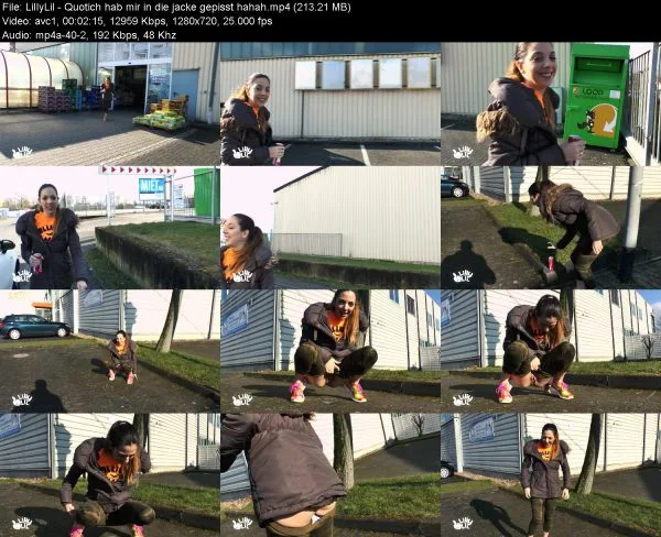 LillyLil – Quotich hab mir in die jacke gepisst hahah